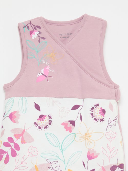 Saco de dormir quente com padrão - Kiabi