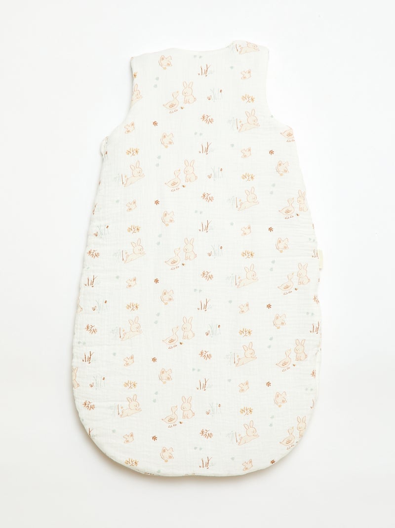 Saco de dormir quente sem mangas TOG3 Branco - Kiabi