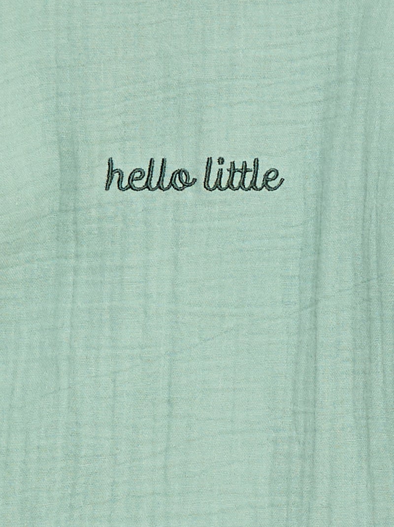 Saco de dormir quente TOG 2 com mangas removíveis Verde - Kiabi