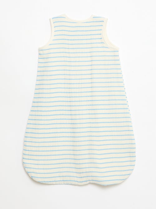 Saco de dormir sem mangas animado em gaze de algodão TOG 1 - Kiabi