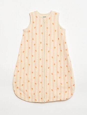 Saco de dormir sem mangas animado em gaze de algodão TOG 1