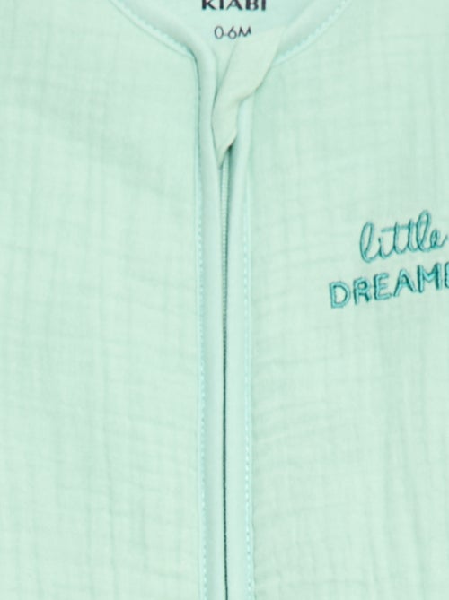 Saco de dormir sem mangas com zíper em algodão - Kiabi