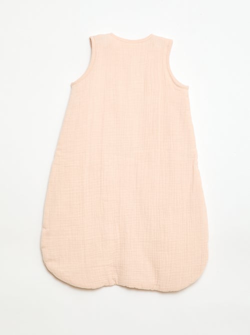 Saco de dormir sem mangas com zíper em algodão - Kiabi