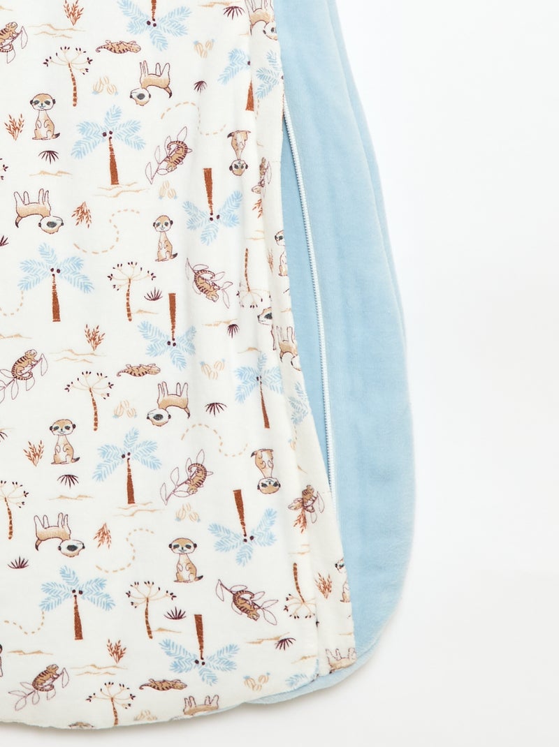 Saco de dormir sem mangas em veludo 'Petit Béguin' - TOG 3 Azul - Kiabi