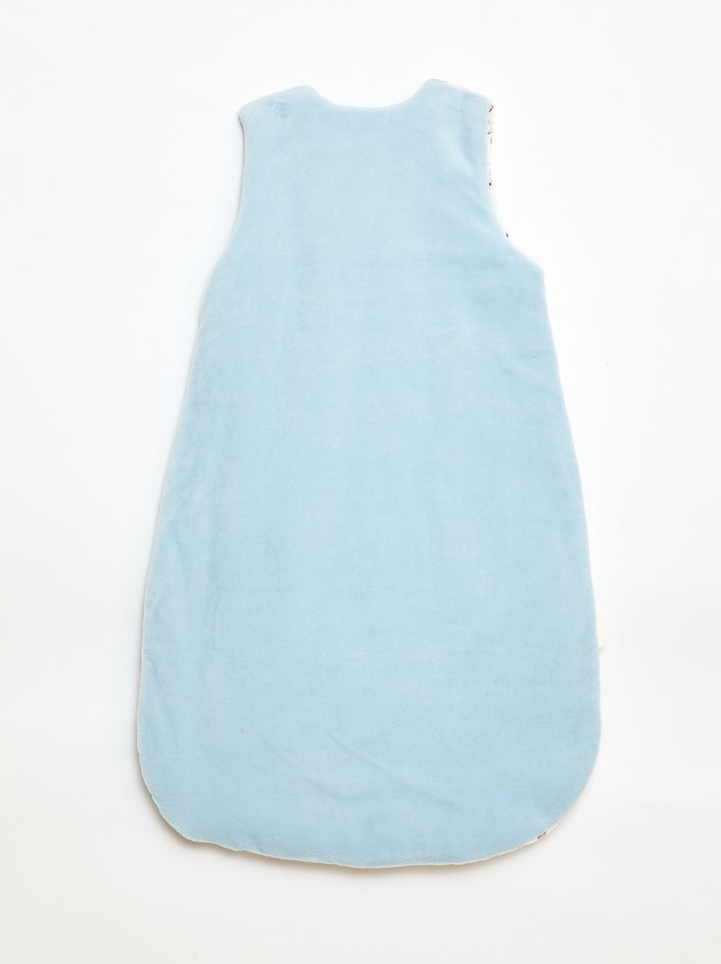 Saco de dormir sem mangas em veludo 'Petit Béguin' - TOG 3 Azul - Kiabi