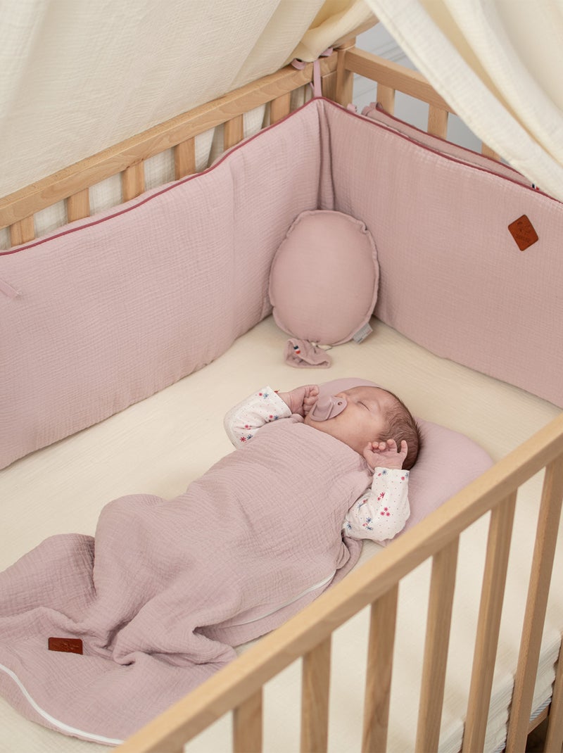 Saco de dormir verão bebé gaze de algodão tog 0,5 | sevira kids Rosa - Kiabi