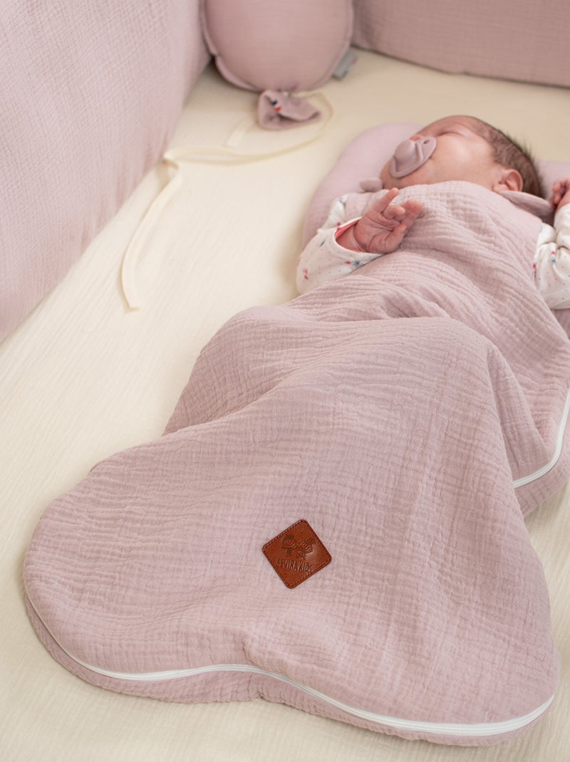 Saco de dormir verão bebé gaze de algodão tog 0,5 | sevira kids Rosa - Kiabi