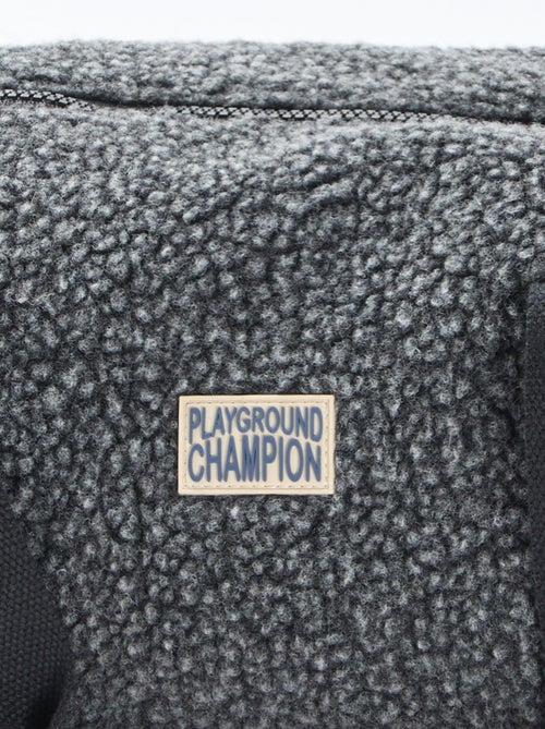 Saco de fim de semana em bouclé - Kiabi