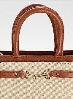 Saco de mão bimatéria - Kiabi