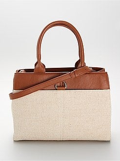 Saco de mão bimatéria - Kiabi