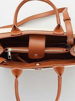 Saco de mão bimatéria - Kiabi