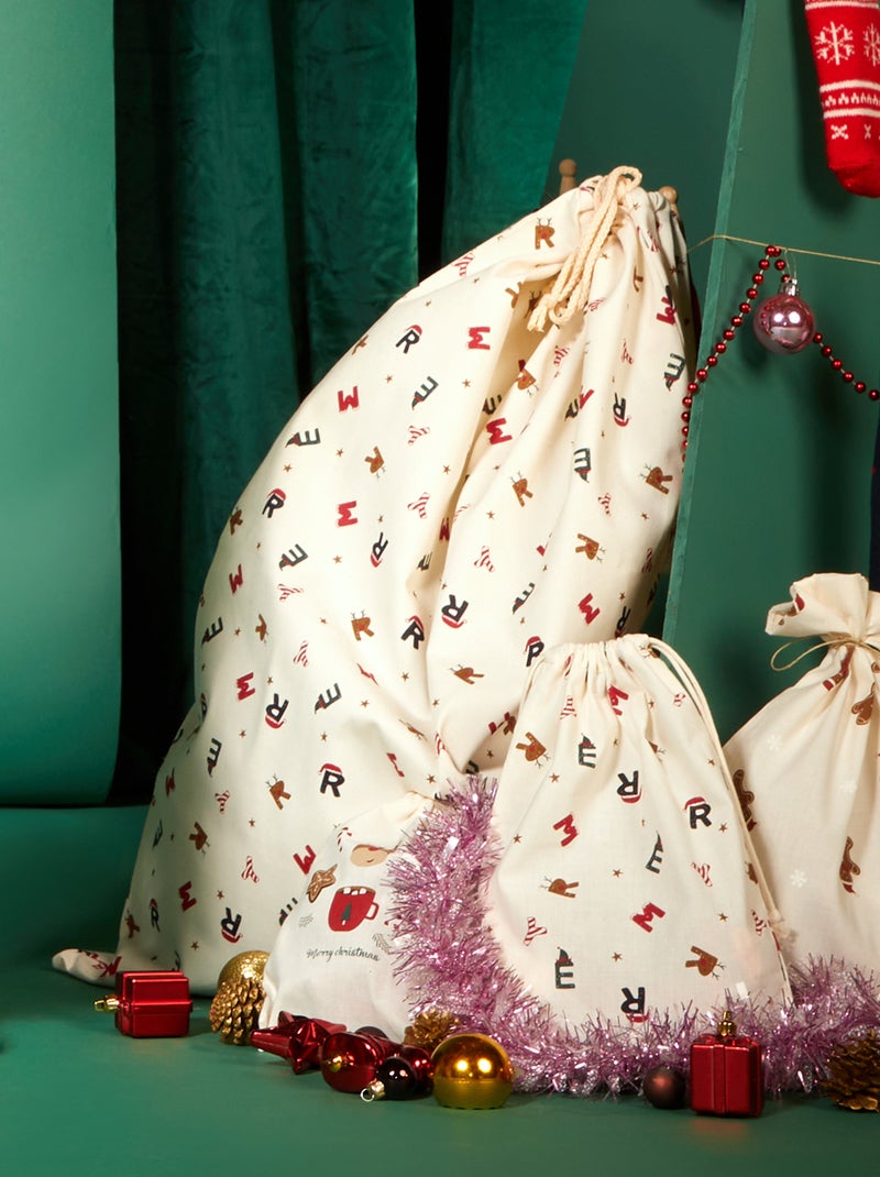 Saco de natal BRANCO - Kiabi