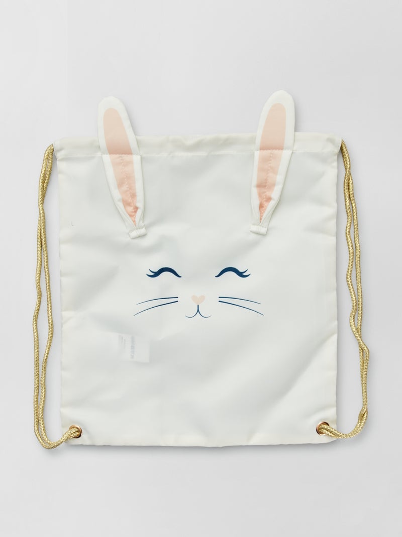 Saco de piscina estampado Branco - Kiabi