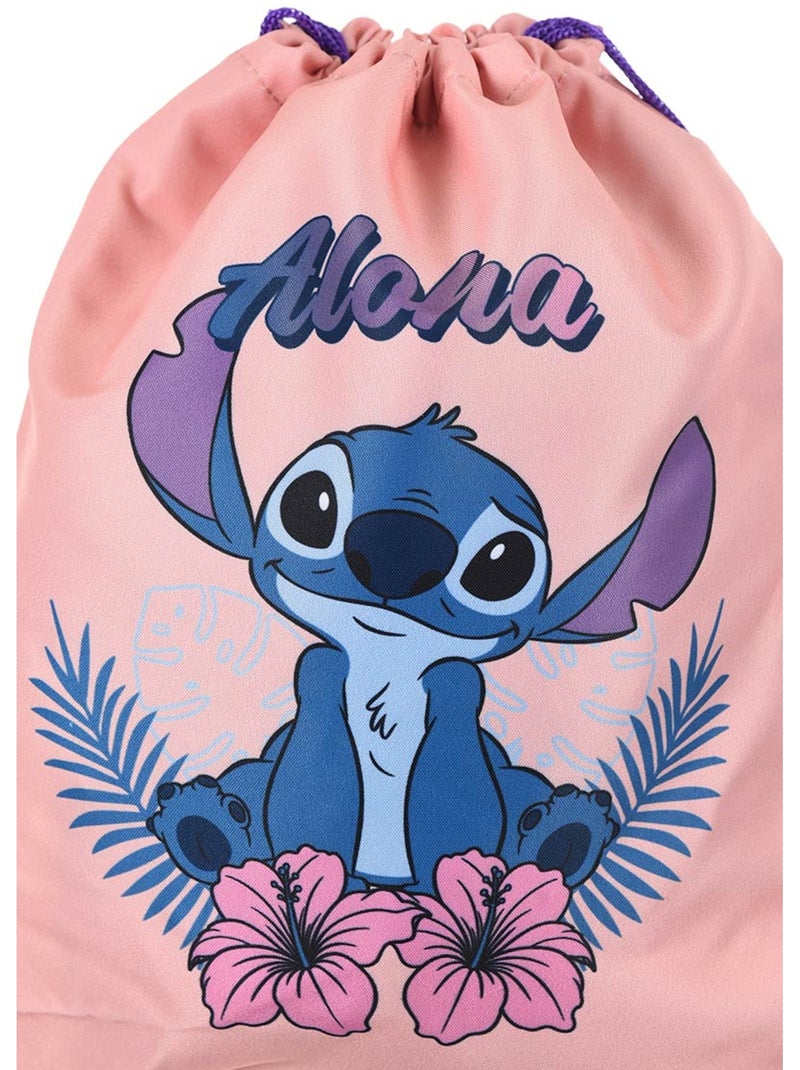 Saco de piscina lilo & stitch rosa menina | licença oficial Rosa - Kiabi