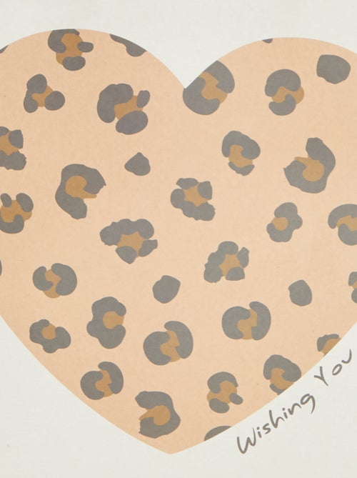 Saco de presente com estampado 'coração' - Kiabi