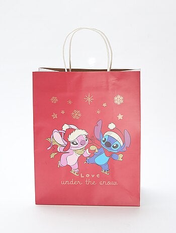 Saco de presente Natal "Disney" 32x24x13 cm aproximadamente