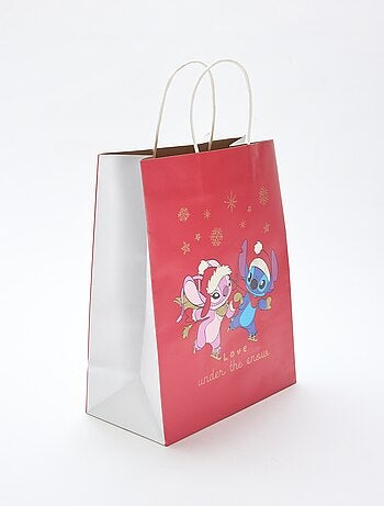 Saco de presente Natal "Disney" 32x24x13 cm aproximadamente
