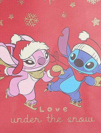 Saco de presente Natal "Disney" 32x24x13 cm aproximadamente