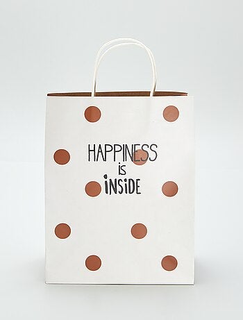 Saco de presente de papel