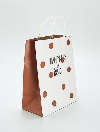 Saco de presente de papel