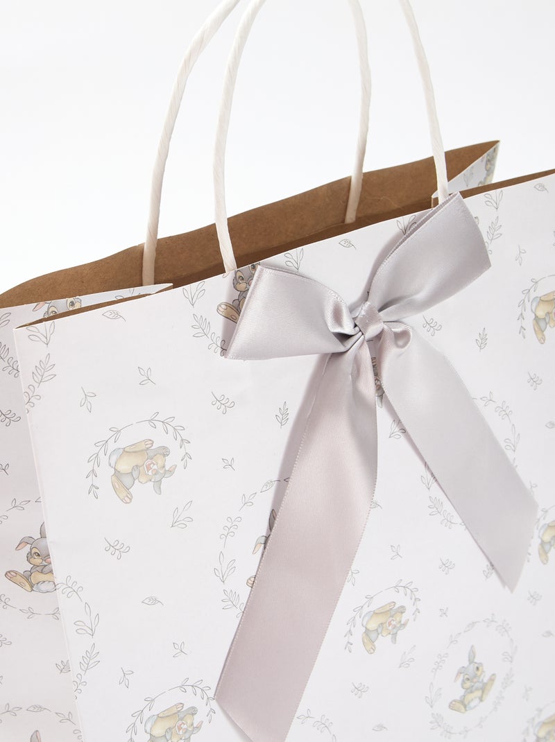 Saco de presente de papel 'Tambor' Branco - Kiabi