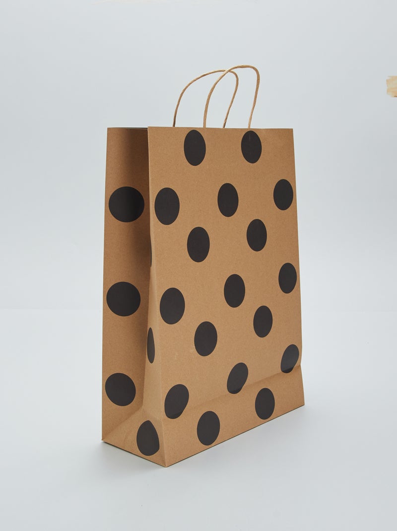 Saco de presente em papel BEGE - Kiabi