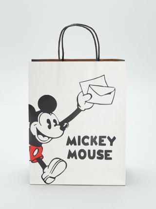 Saco de presente em papel 'Mickey'