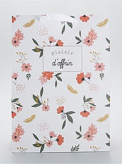 Saco de presente em papel reciclado - Kiabi