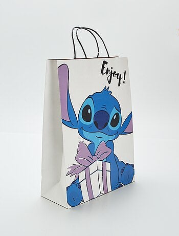 Saco de presente em papel 'Stitch'