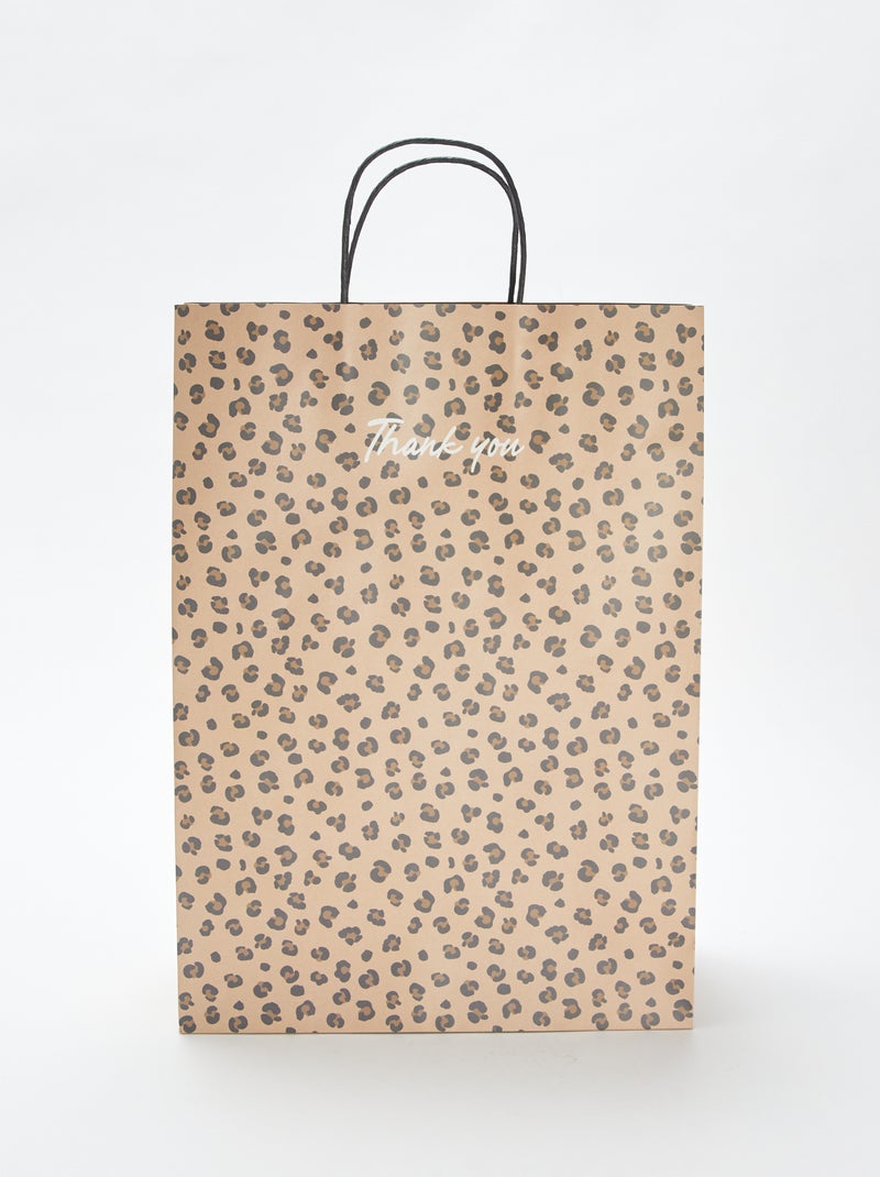 Saco de presente formato XL Bege - Kiabi