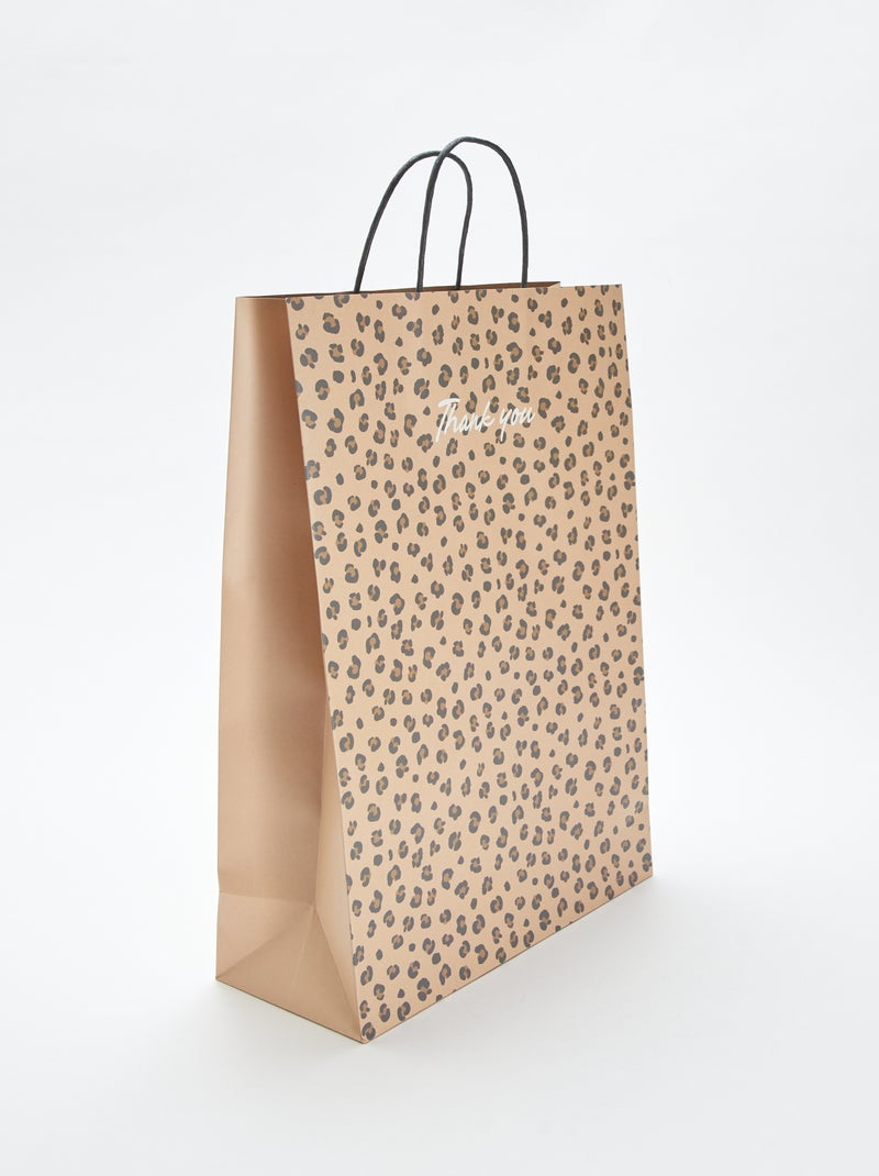 Saco de presente formato XL Bege - Kiabi