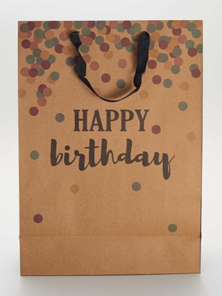 Saco de presente 'Happy Birthday'
