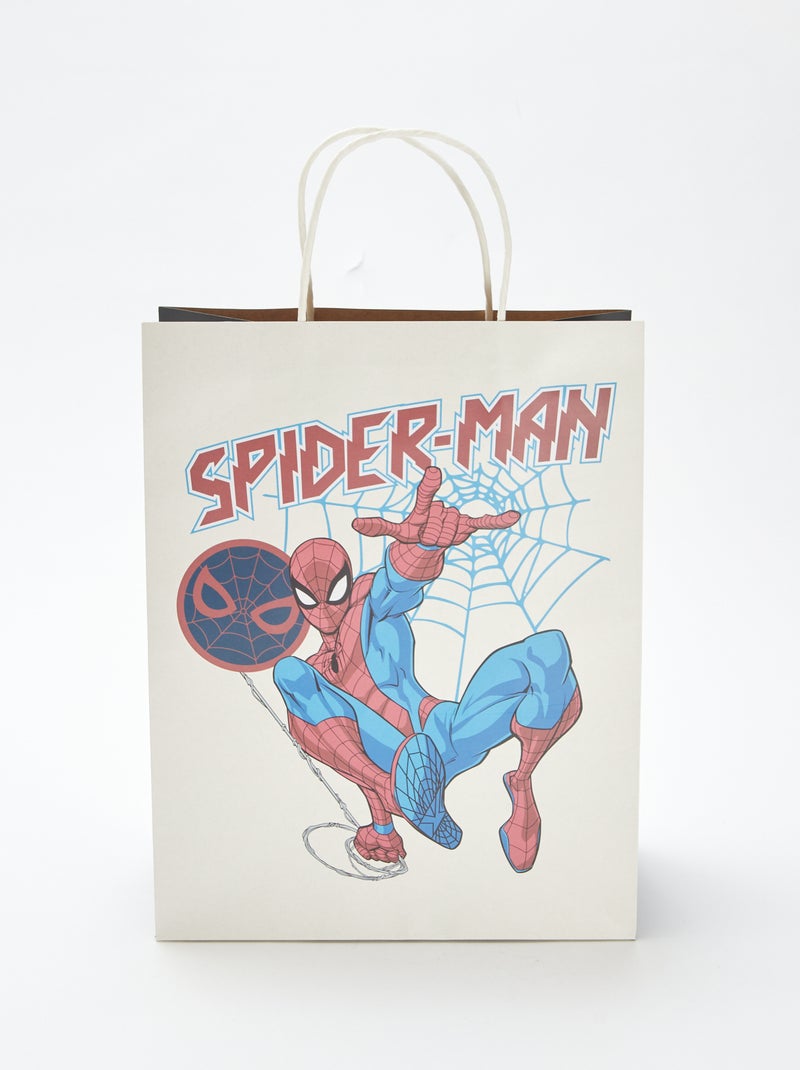Saco de presente 'Homem-Aranha' 'Marvel' Branco - Kiabi