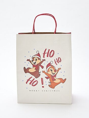 Saco de presente Natal "Disney" 32x24x13 cm aproximadamente