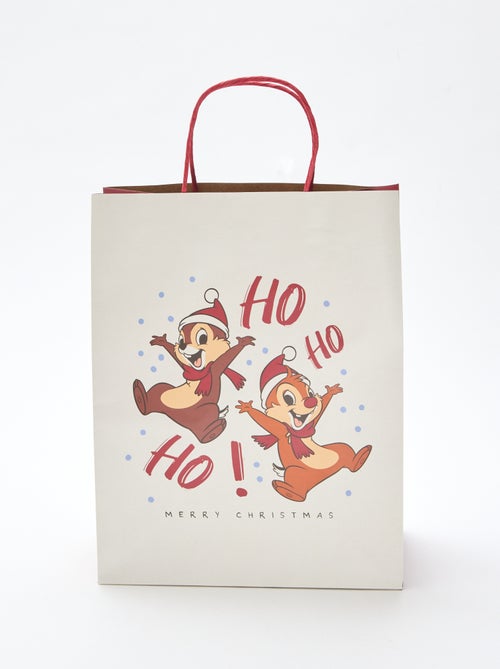Saco de presente Natal "Disney" 32x24x13 cm aproximadamente - Kiabi