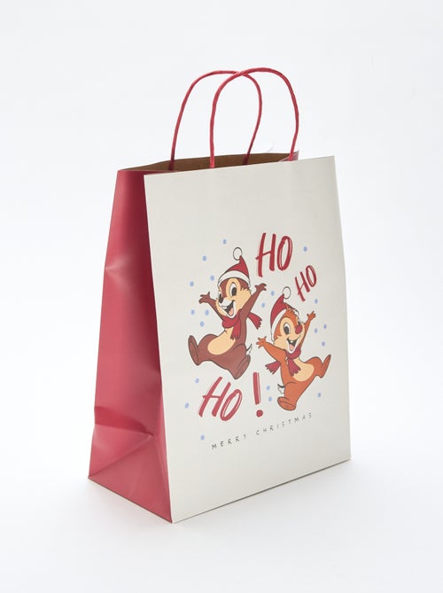 Saco de presente Natal "Disney" 32x24x13 cm aproximadamente - Kiabi