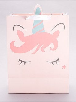 Saco de presente 'Unicórnio' - Kiabi