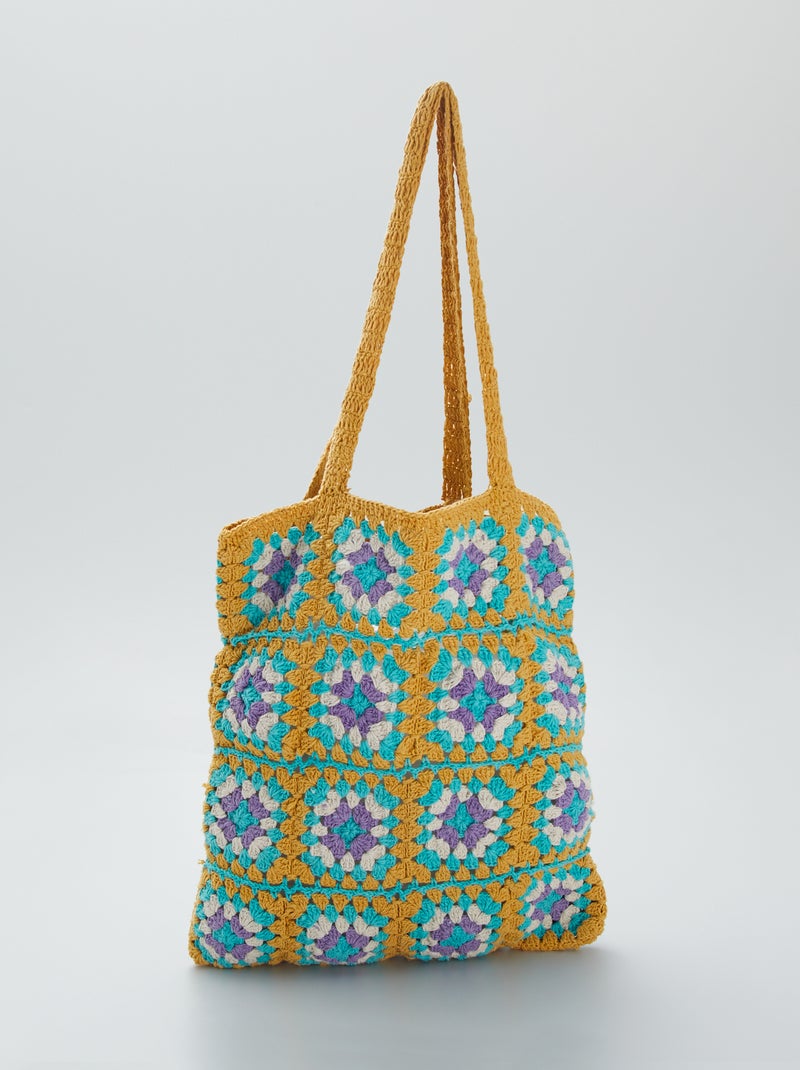 Saco em croché Amarelo - Kiabi