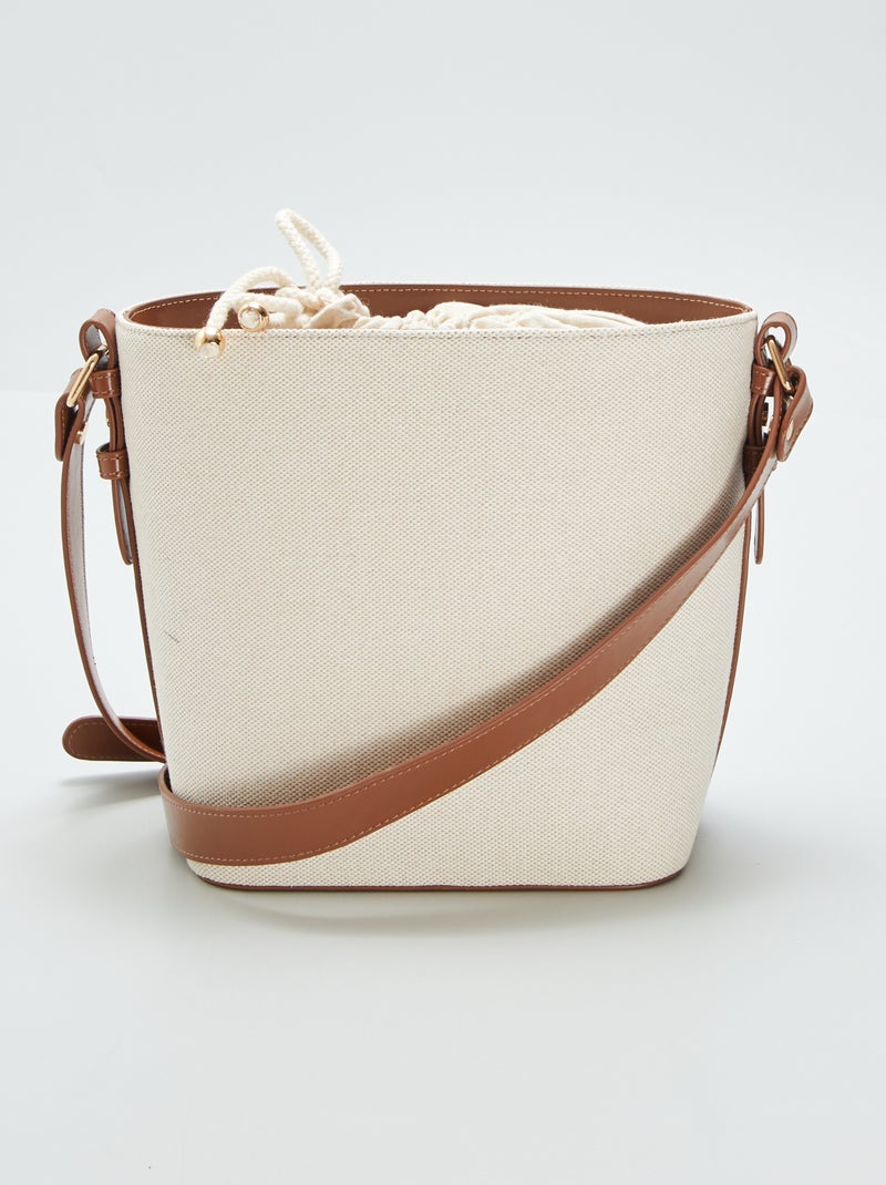 Saco em forma de sacola BEGE - Kiabi