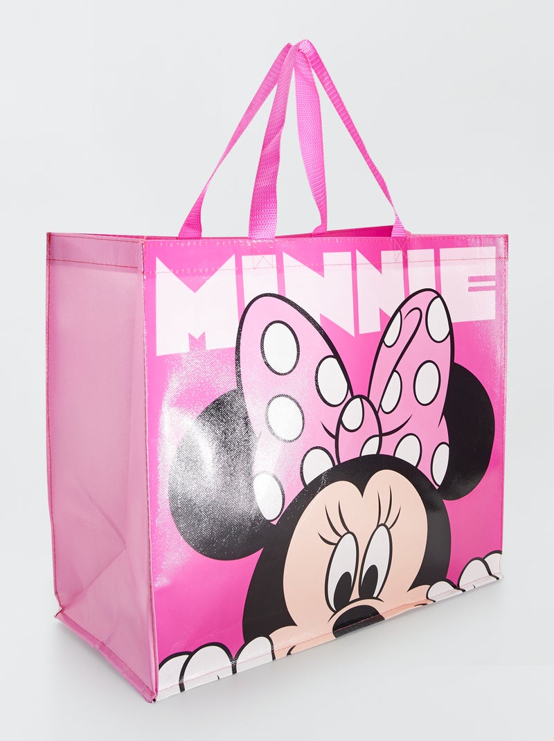 Saco grande em forma de sacola 'Minnie' Rosa - Kiabi