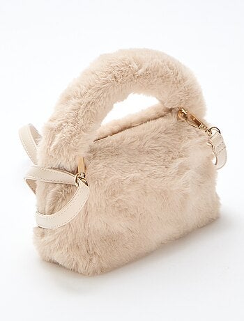 Saco imitação de pele falsa