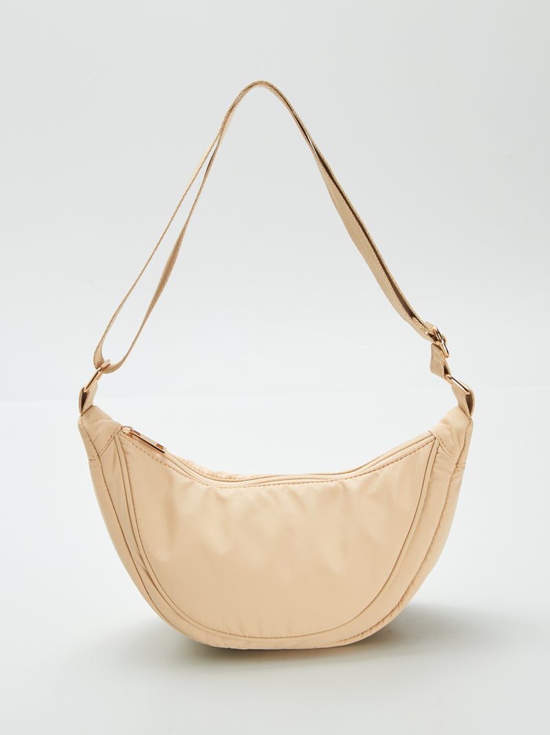 Saco meia-lua de nylon BRANCO - Kiabi