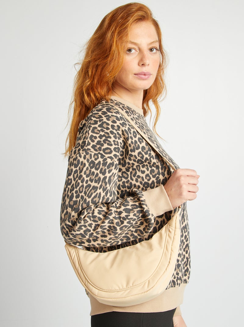 Saco meia-lua de nylon BRANCO - Kiabi