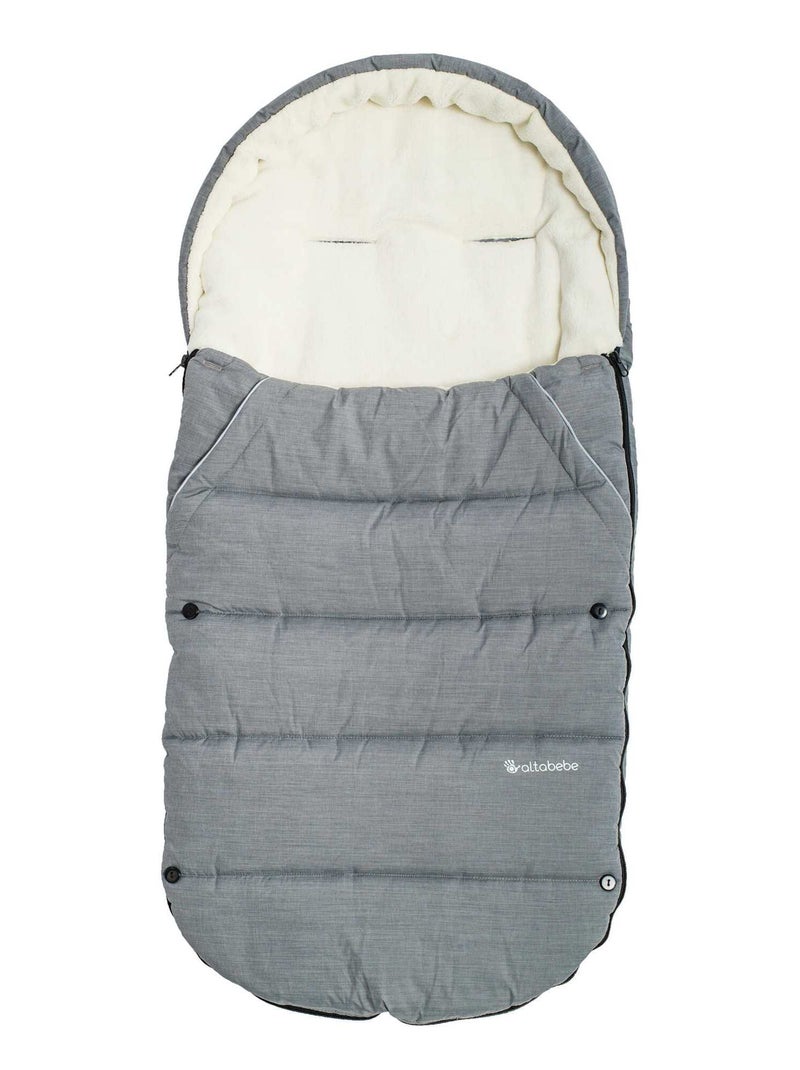 Saco para carrinho de bebé CINZA - Kiabi