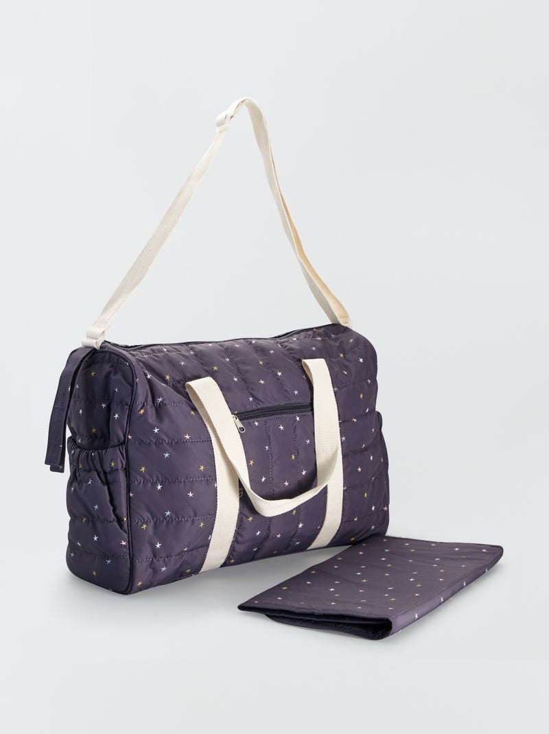 Saco para mudar a fralda acolchoado PRETO - Kiabi
