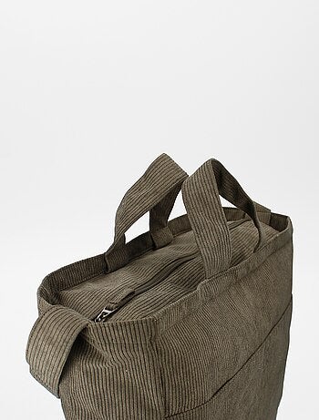 Saco para mudar a fralda com nervuras + saco para mudar a fralda nómada