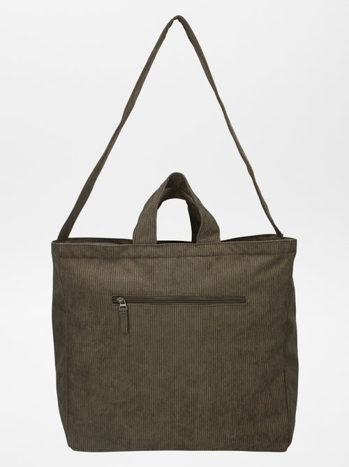 Saco para mudar a fralda com nervuras + saco para mudar a fralda nómada - Kiabi