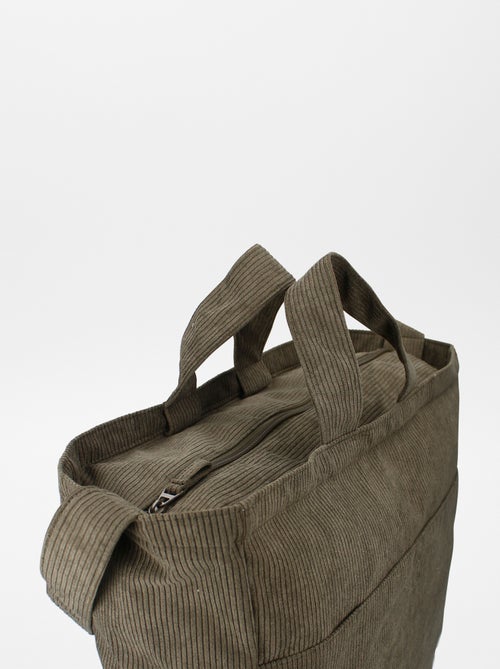 Saco para mudar a fralda com nervuras + saco para mudar a fralda nómada - Kiabi