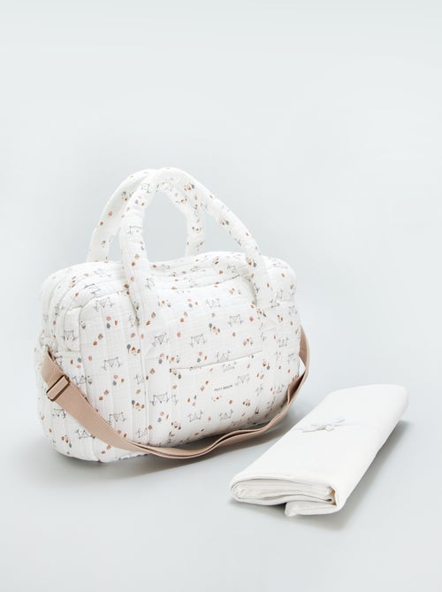 Saco para mudar a fralda estampado - Kiabi