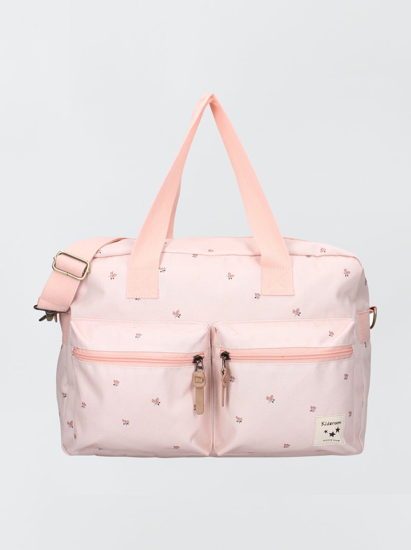 Saco para mudar a fralda estampado ROSA - Kiabi